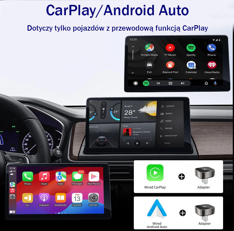 Adapter CarPlay/Android Auto (bezprzewodowy)