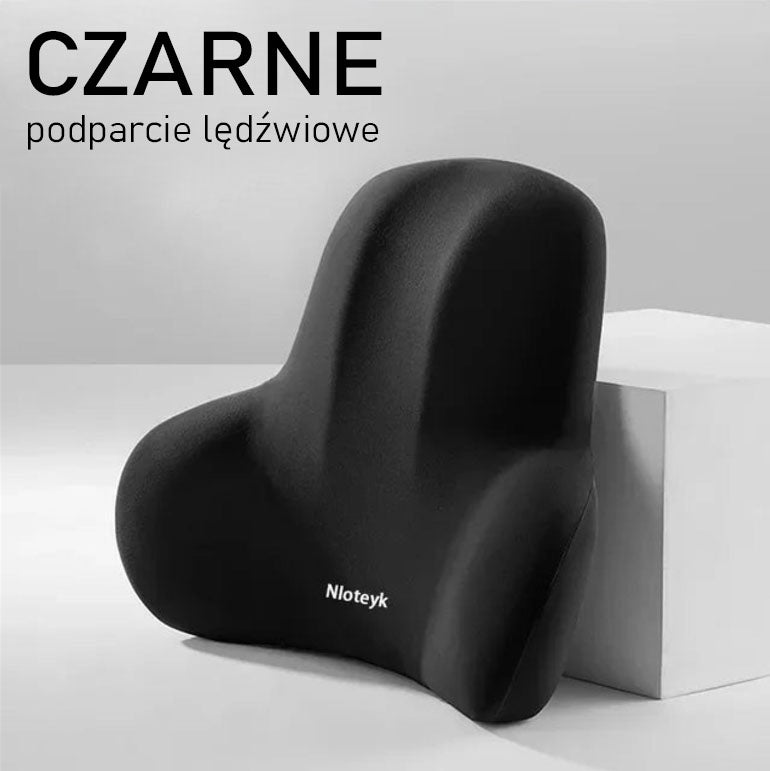 Poduszka lędźwiowa Premium czarna